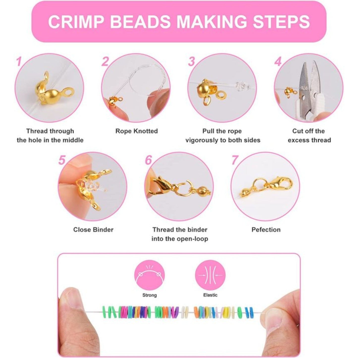 DIY Beading kits for making bracelets and other jewelry.