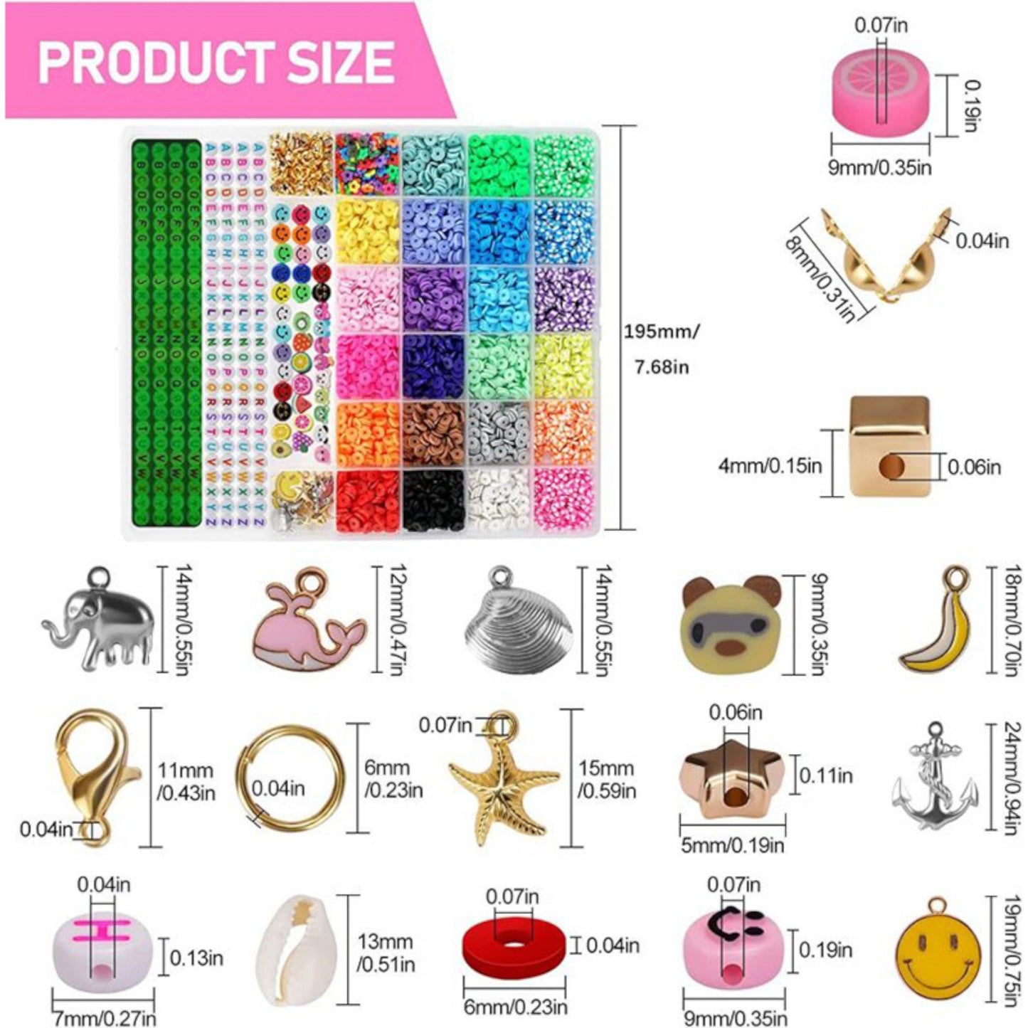 DIY Beading kits for making bracelets and other jewelry.