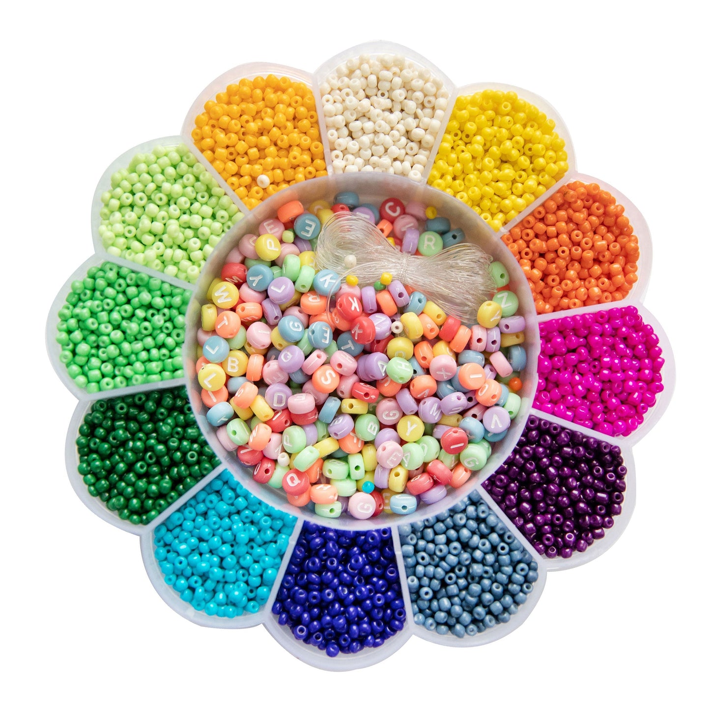 Bright Flower Bead Box