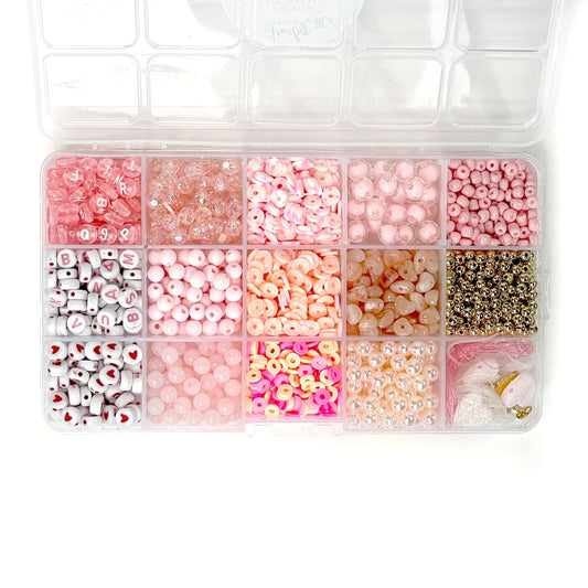 Pink Supreme Valentine Bead Box