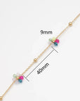 Meter Stainless Steel Pearl Flower Satellite Chain for DIY Jewelry